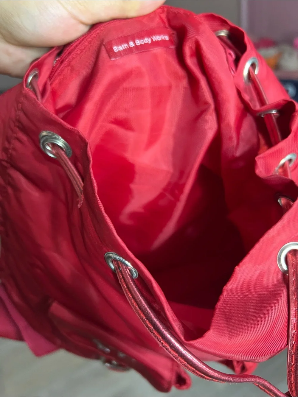Bath & Body Works Red Kids' Star Accent Backpack